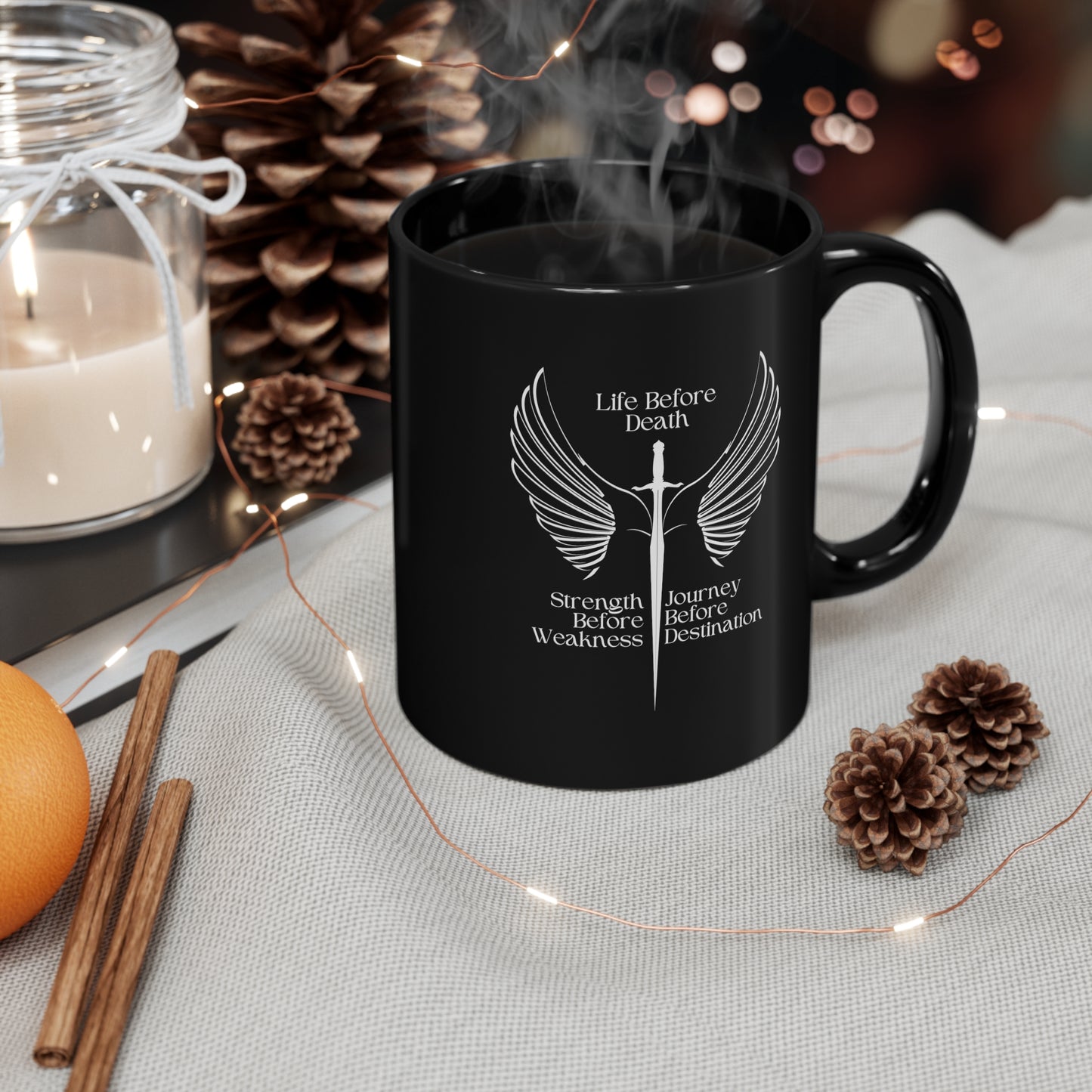 Brandon Sanderson Mug – "Life Before Death" Way of Kings 11oz Ceramic Mug for Fantasy Book Lovers