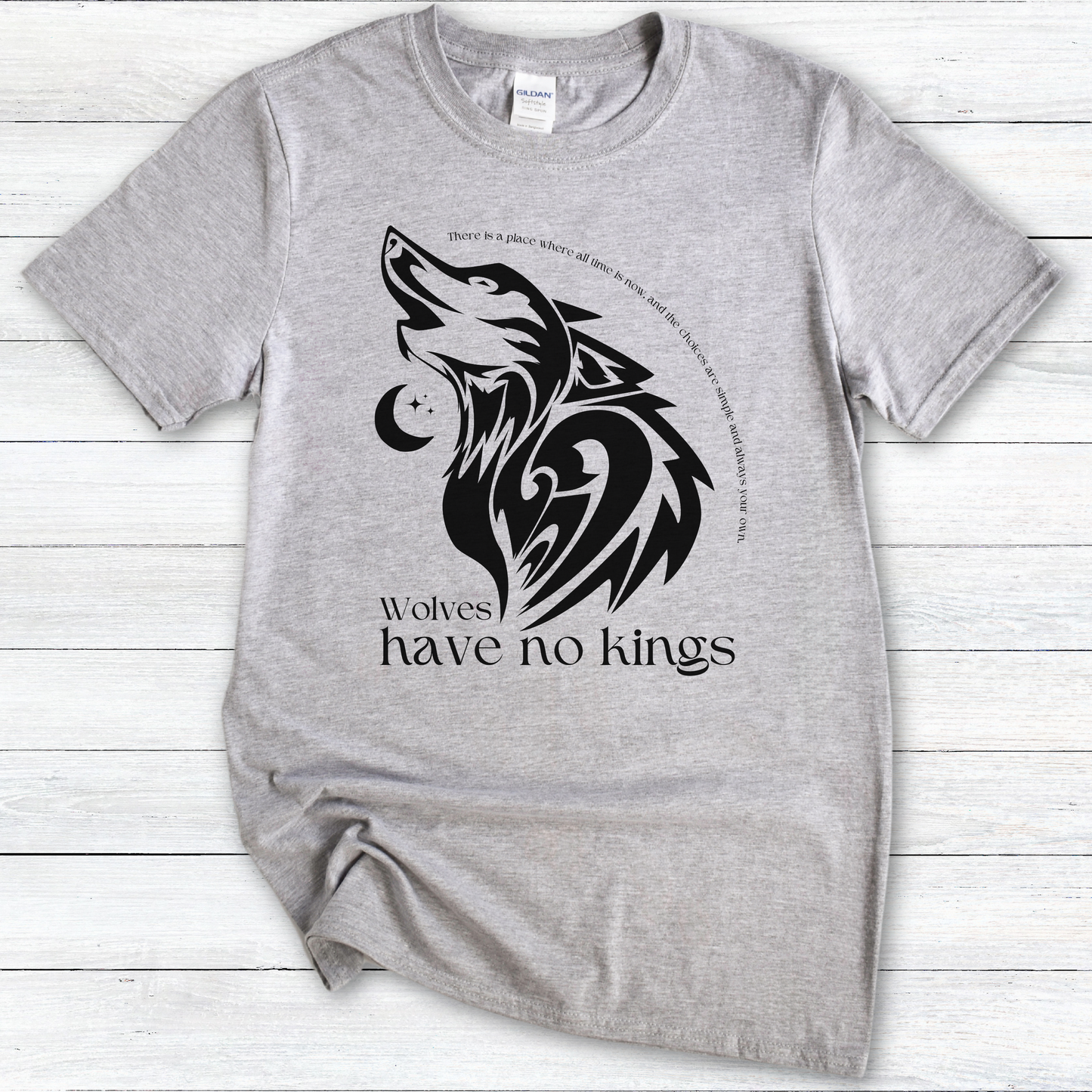 Wolves Have No Kings" Robin Hobb-Inspired T-Shirt – Nighteyes & Farseer Trilogy Design
