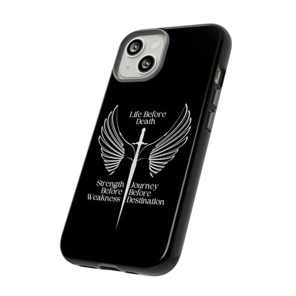 Brandon Sanderson Phone Case, Life Before Death. Apple Phone Case, Android Phone Case, Way of Kings, Military, Motivational - Tough Case