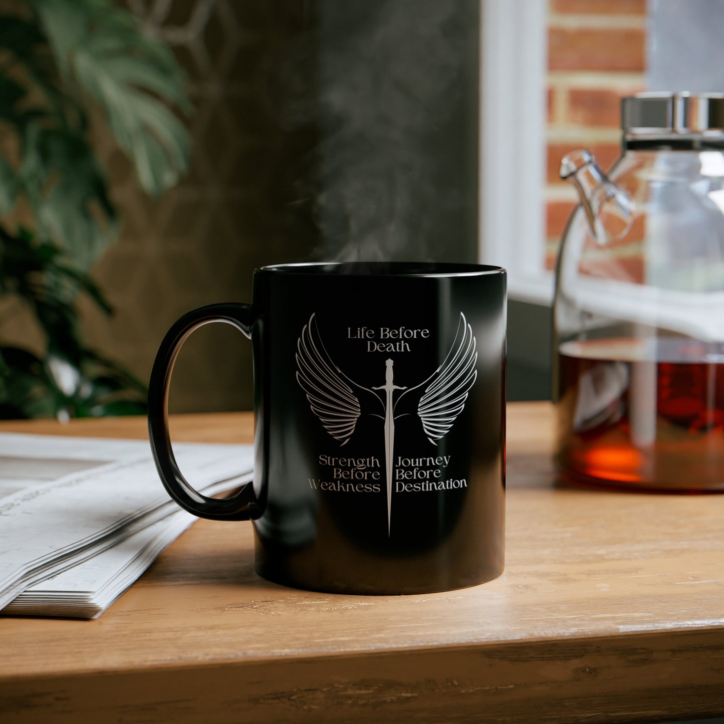 Brandon Sanderson Mug – "Life Before Death" Way of Kings 11oz Ceramic Mug for Fantasy Book Lovers