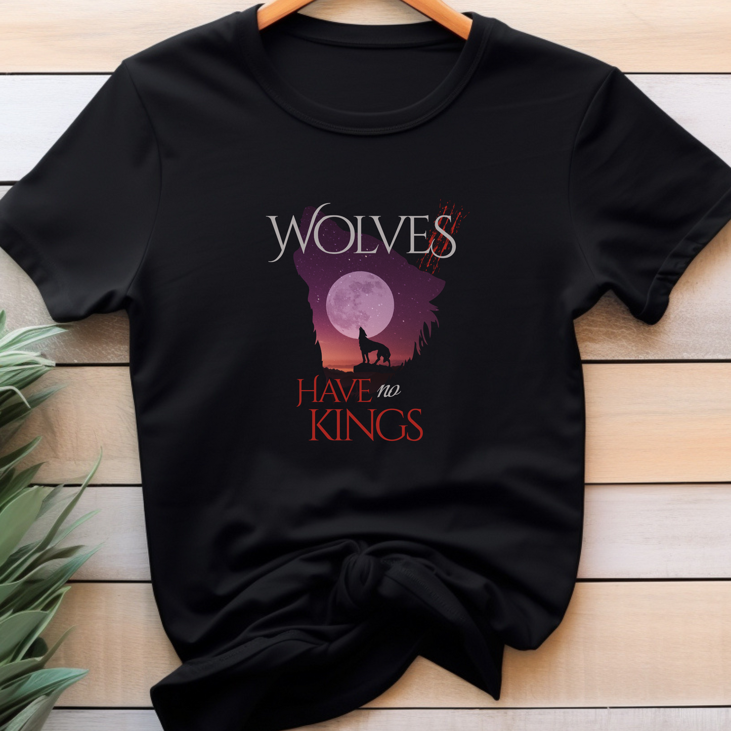 "Wolves Have No Kings", Robin Hobb Nighteyes T-Shirt