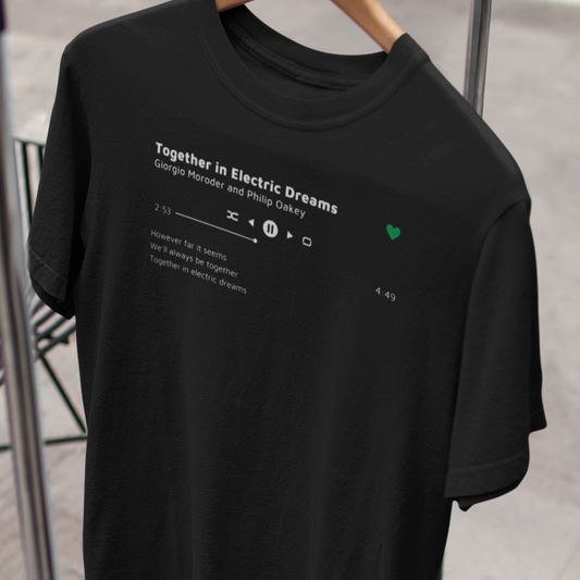 Custom Song T-Shirt, Favourite Song, Artist & Lyrics - Unisex T-Shirt