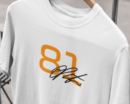 Oscar Piastri F1 Signature T-Shirt, Formula 1 Fans, F1 Gift, Piastri Fan