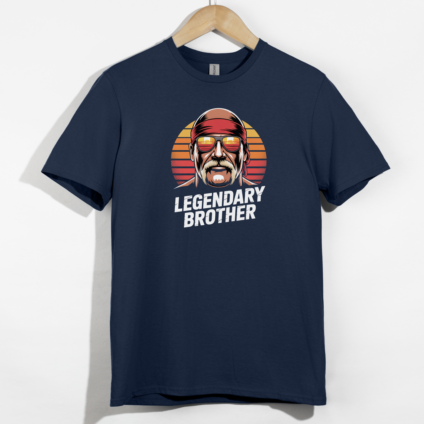 Legendary Brother T-Shirt | Funny Retro Wrestling Style Brother Gift | Birthday or Christmas Shirt for Sibling