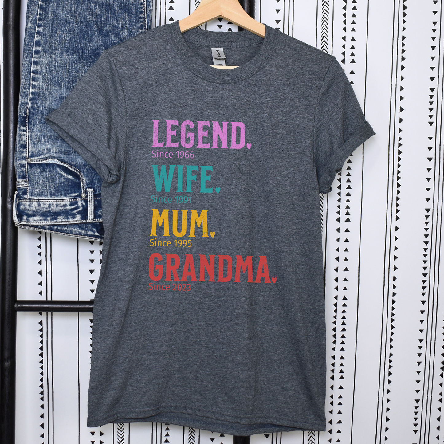Legend Wife, Mum, Nan, Customized Shirt, Mum Birthday Shirt, Nanna Birthday, Gift For Her, Mothers Day Shirt, Gift for Mum