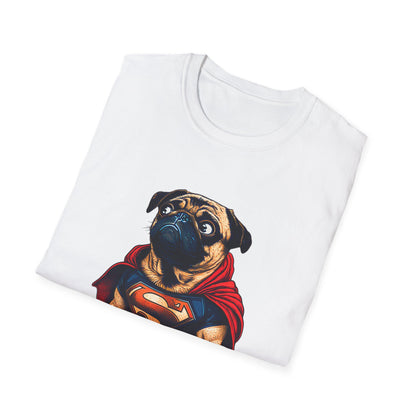 Pug Dog Shirt, Pug Owner Gift, SuperPug, Pug Super Hero T-Shirt