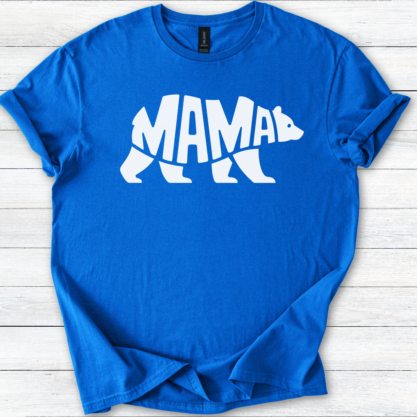 Mama Bear T-Shirt, Graphic Tee for Moms, Cute Unisex Shirt, Bold Mother's Day Gift, Softstyle Tee for Her