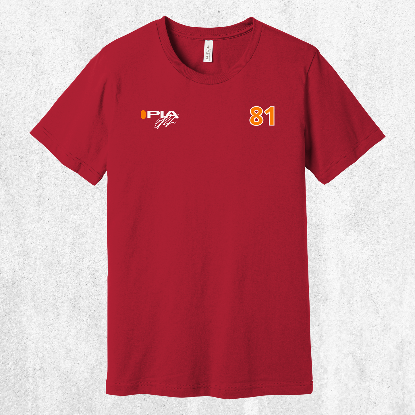 Oscar Piastri "PIA 81" Signature F1 Racing Tee