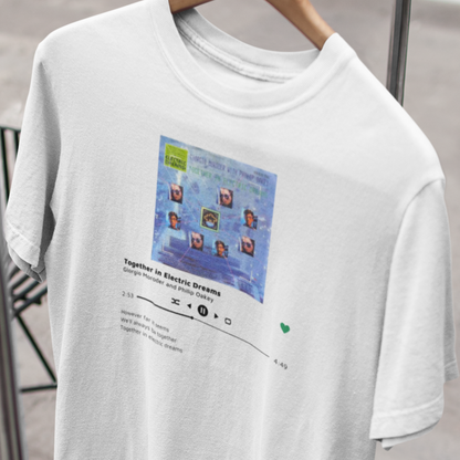 Custom Song & Image T-Shirt, Favourite Song, Artist & Lyrics - Unisex T-Shirt