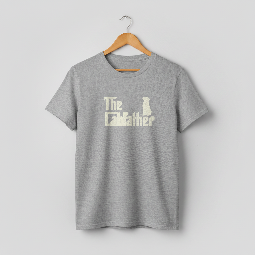 The Lab Father T-Shirt Funny Labrador Dad Gift