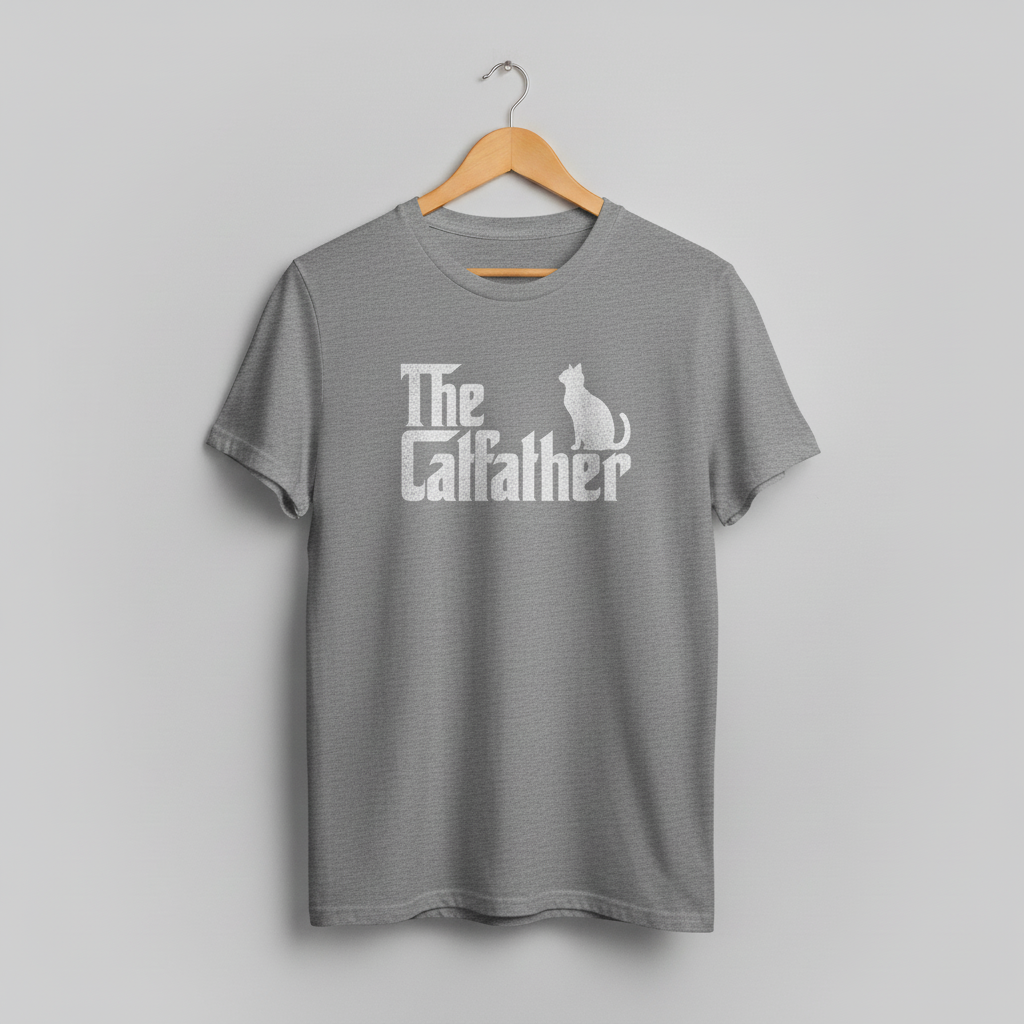Cat Father Tee — Godfather Movie-Style Shirt for Cat Dads