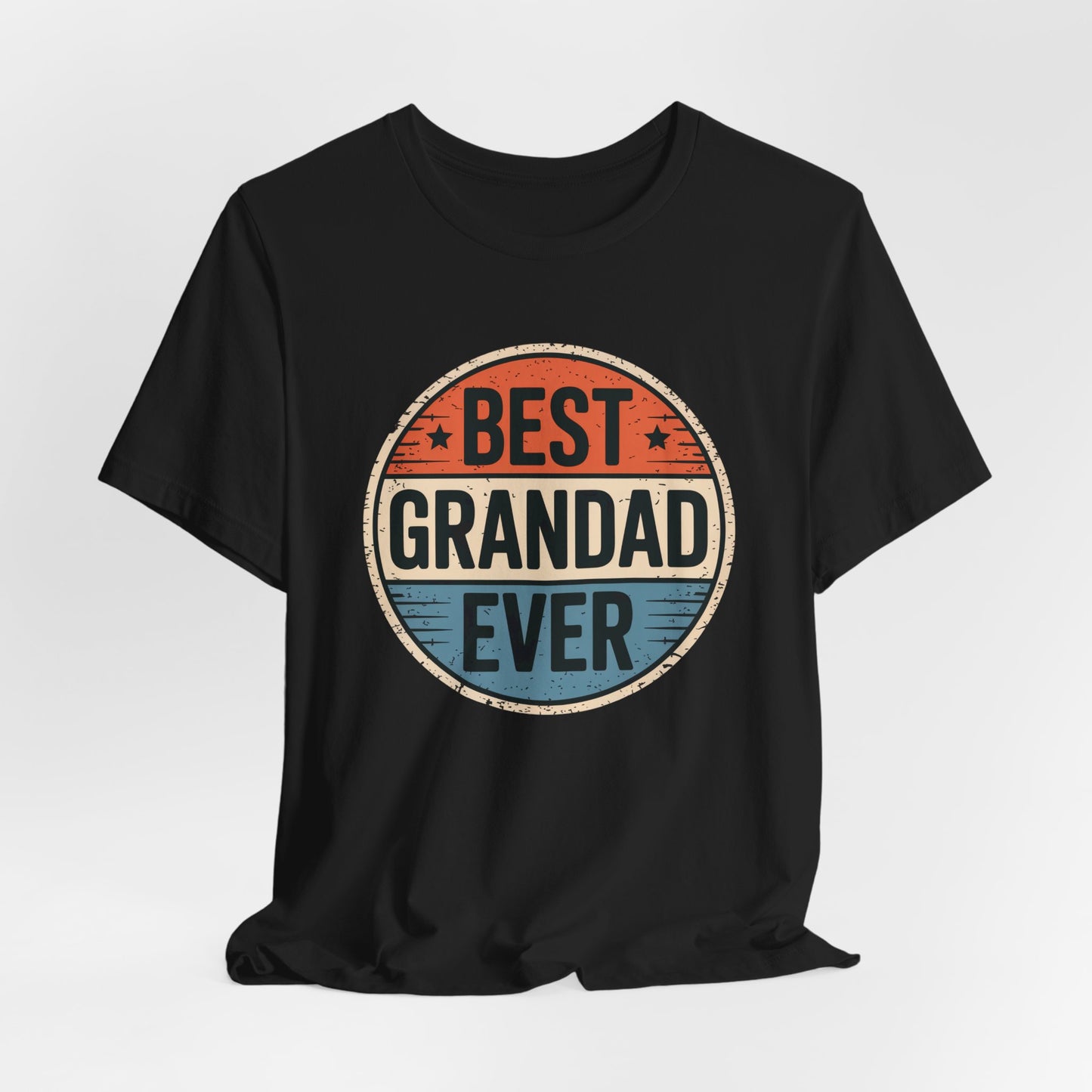 Best Grandad Ever Retro T-Shirt, Vintage Style Fathers Day Gift