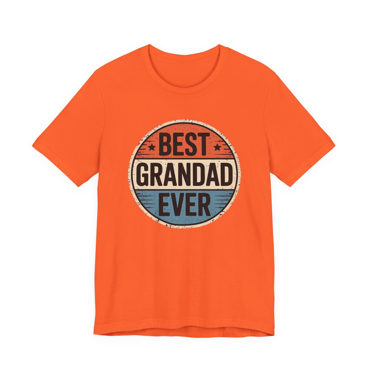 Best Grandad Ever Retro T-Shirt, Vintage Style Fathers Day Gift