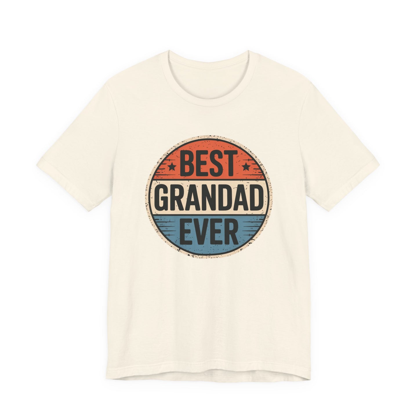 Best Grandad Ever Retro T-Shirt, Vintage Style Fathers Day Gift