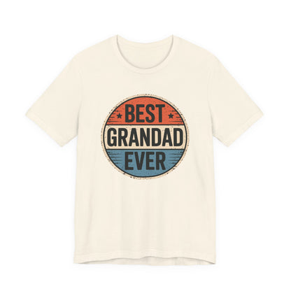 Best Grandad Ever Retro T-Shirt, Vintage Style Fathers Day Gift