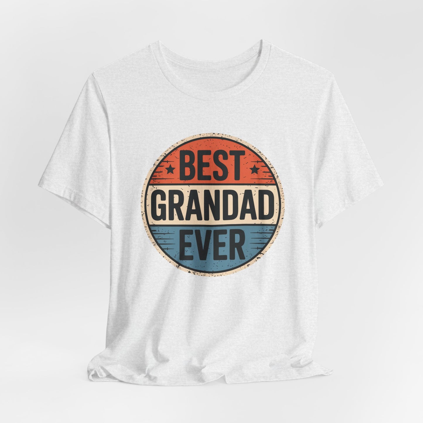 Best Grandad Ever Retro T-Shirt, Vintage Style Fathers Day Gift
