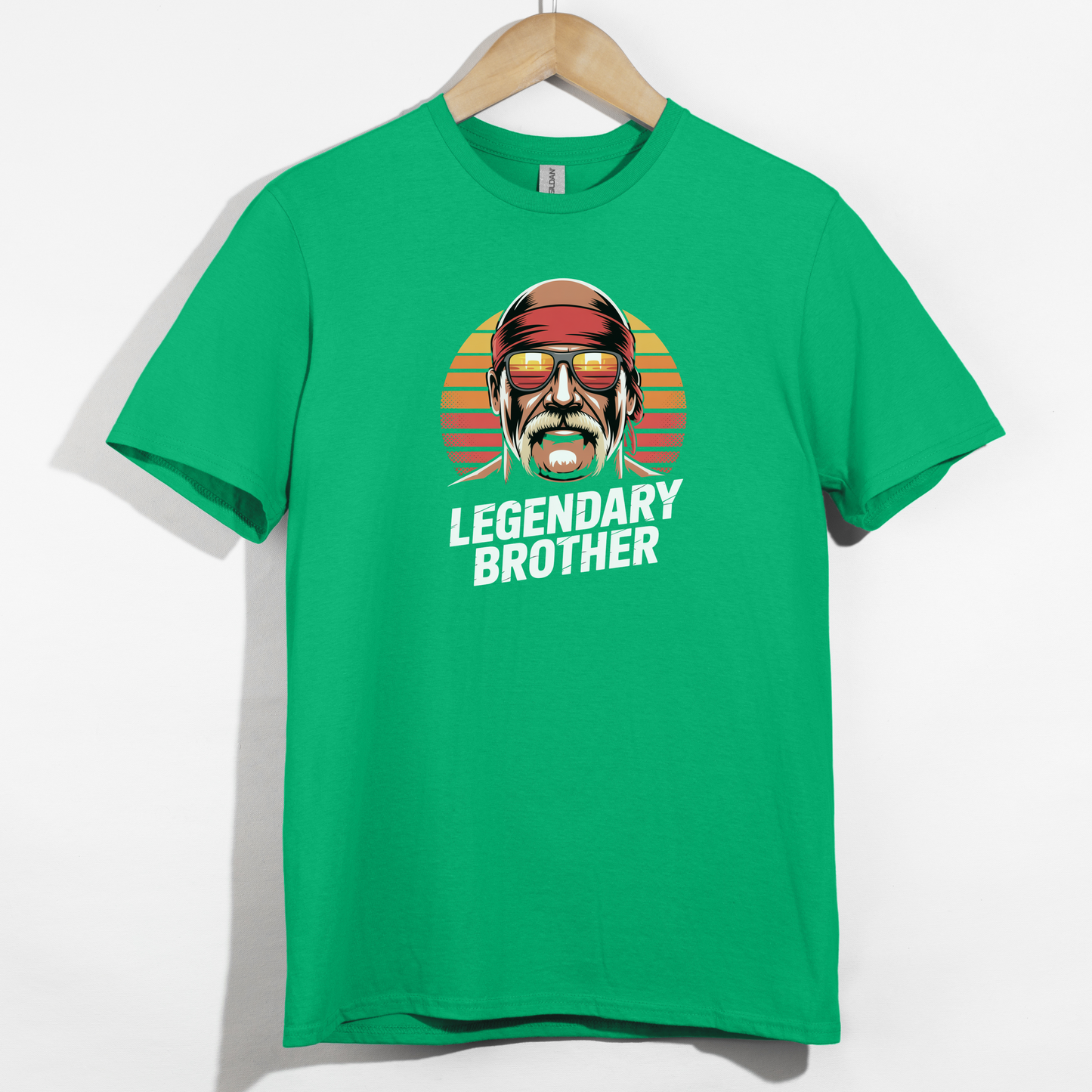 Legendary Brother T-Shirt | Funny Retro Wrestling Style Brother Gift | Birthday or Christmas Shirt for Sibling