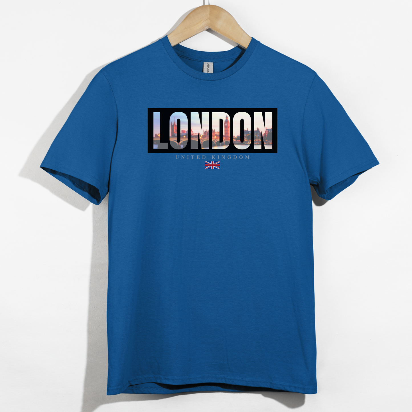 London Skyline Shirt: England Flag, London Travel Gift