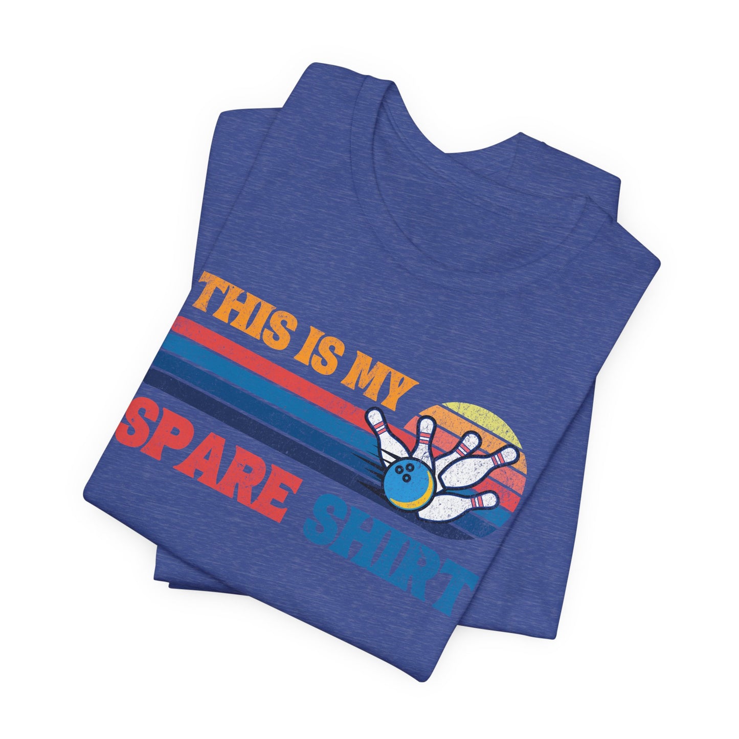 This Is My Spare Shirt Bowler Tee | Bowling Retro Logo