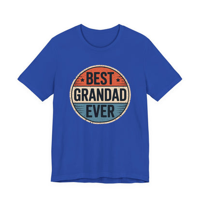 Best Grandad Ever Retro T-Shirt, Vintage Style Fathers Day Gift