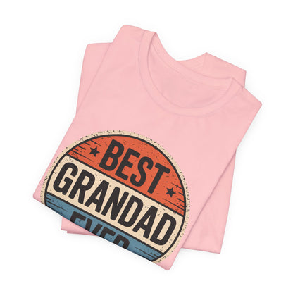 Best Grandad Ever Retro T-Shirt, Vintage Style Fathers Day Gift