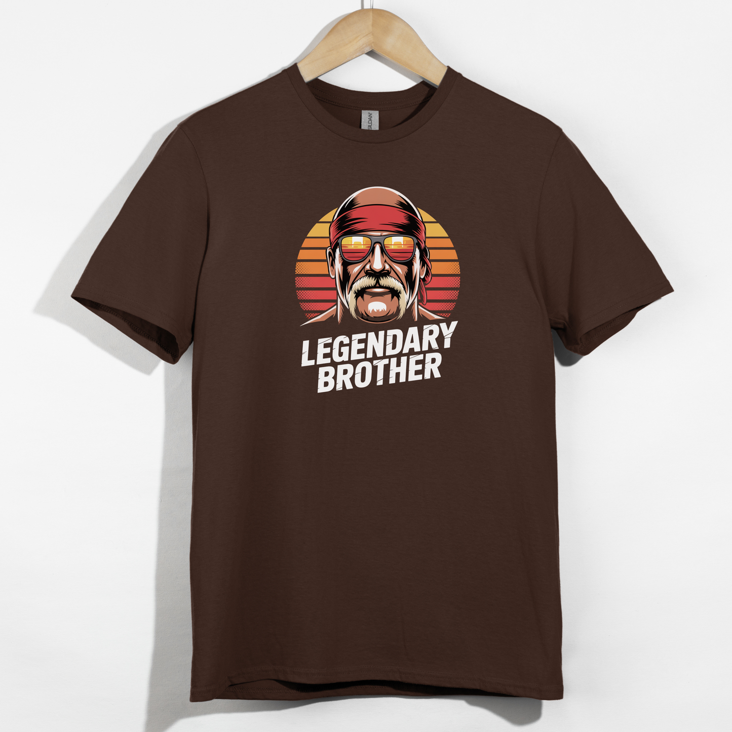 Legendary Brother T-Shirt | Funny Retro Wrestling Style Brother Gift | Birthday or Christmas Shirt for Sibling