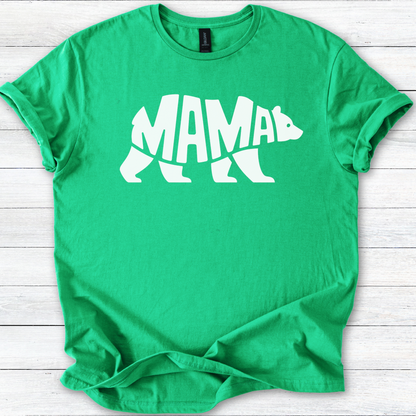 Mama Bear T-Shirt, Graphic Tee for Moms, Cute Unisex Shirt, Bold Mother's Day Gift, Softstyle Tee for Her
