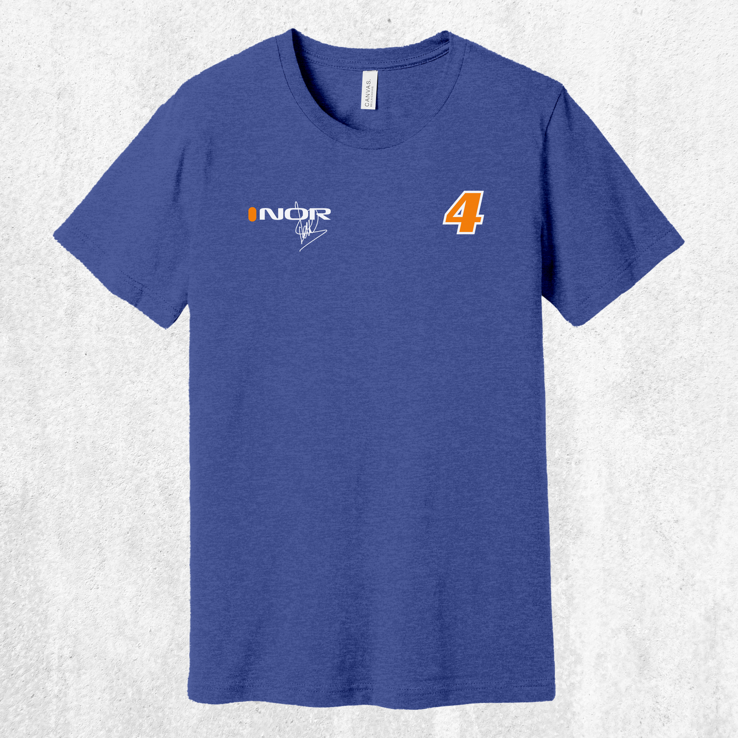 Lando Norris F1 Signature Tee — NOR #4 Race Fan T‑Shirt