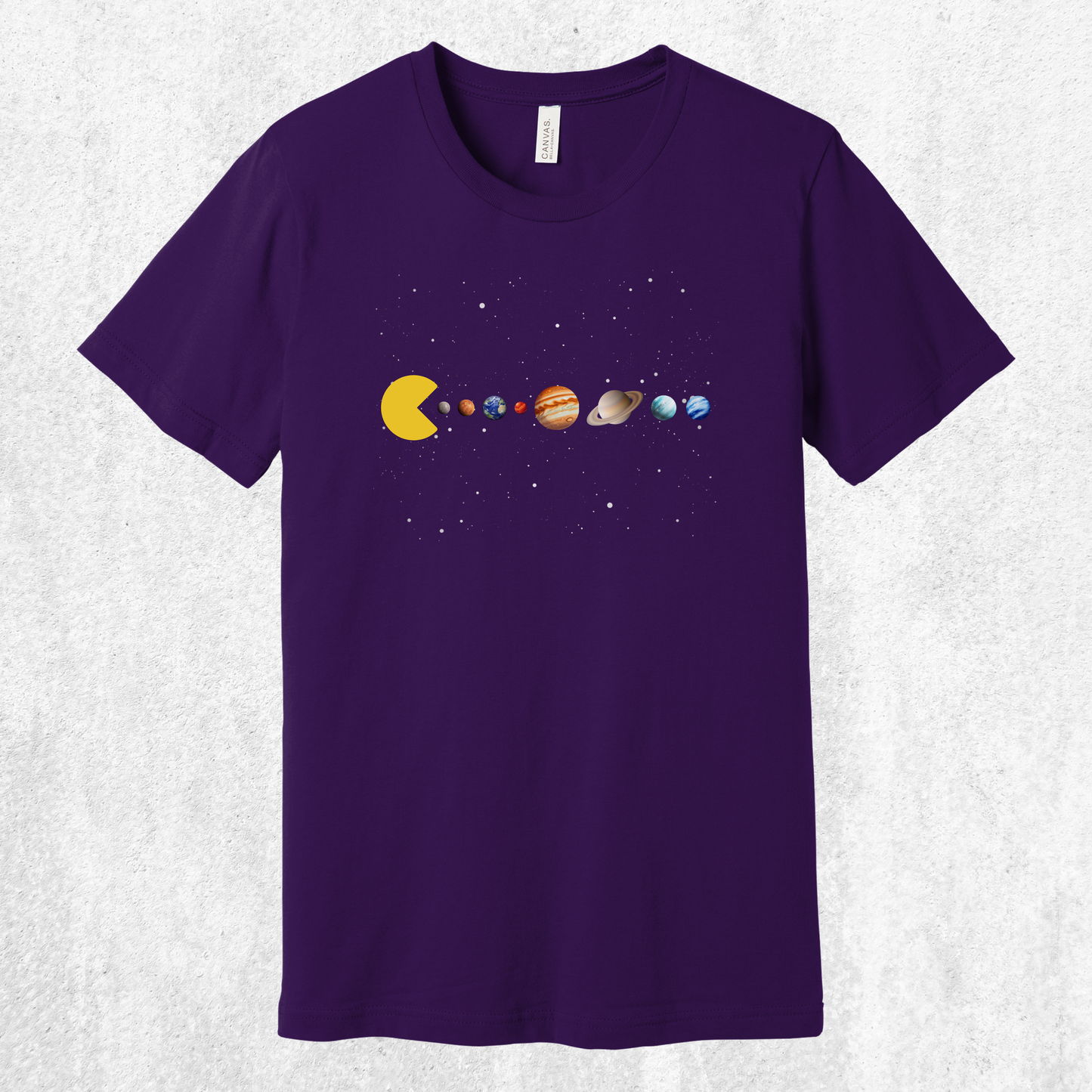 Eating The Solar System Tee | Space Video Game Planets