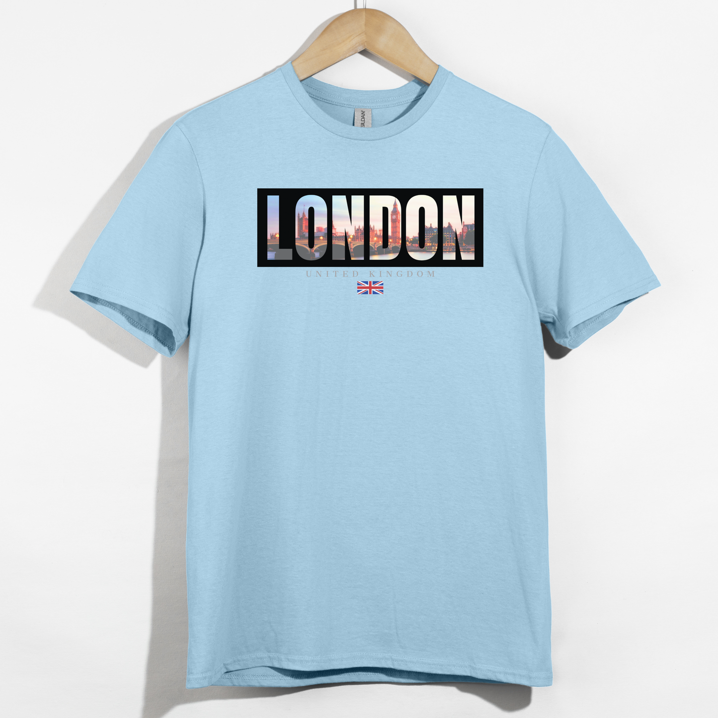 London Skyline Shirt: England Flag, London Travel Gift