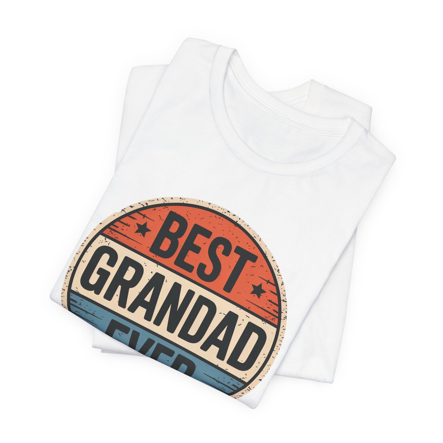 Best Grandad Ever Retro T-Shirt, Vintage Style Fathers Day Gift