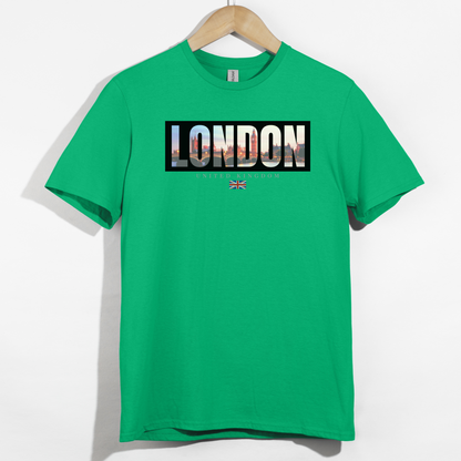 London Skyline Shirt: England Flag, London Travel Gift