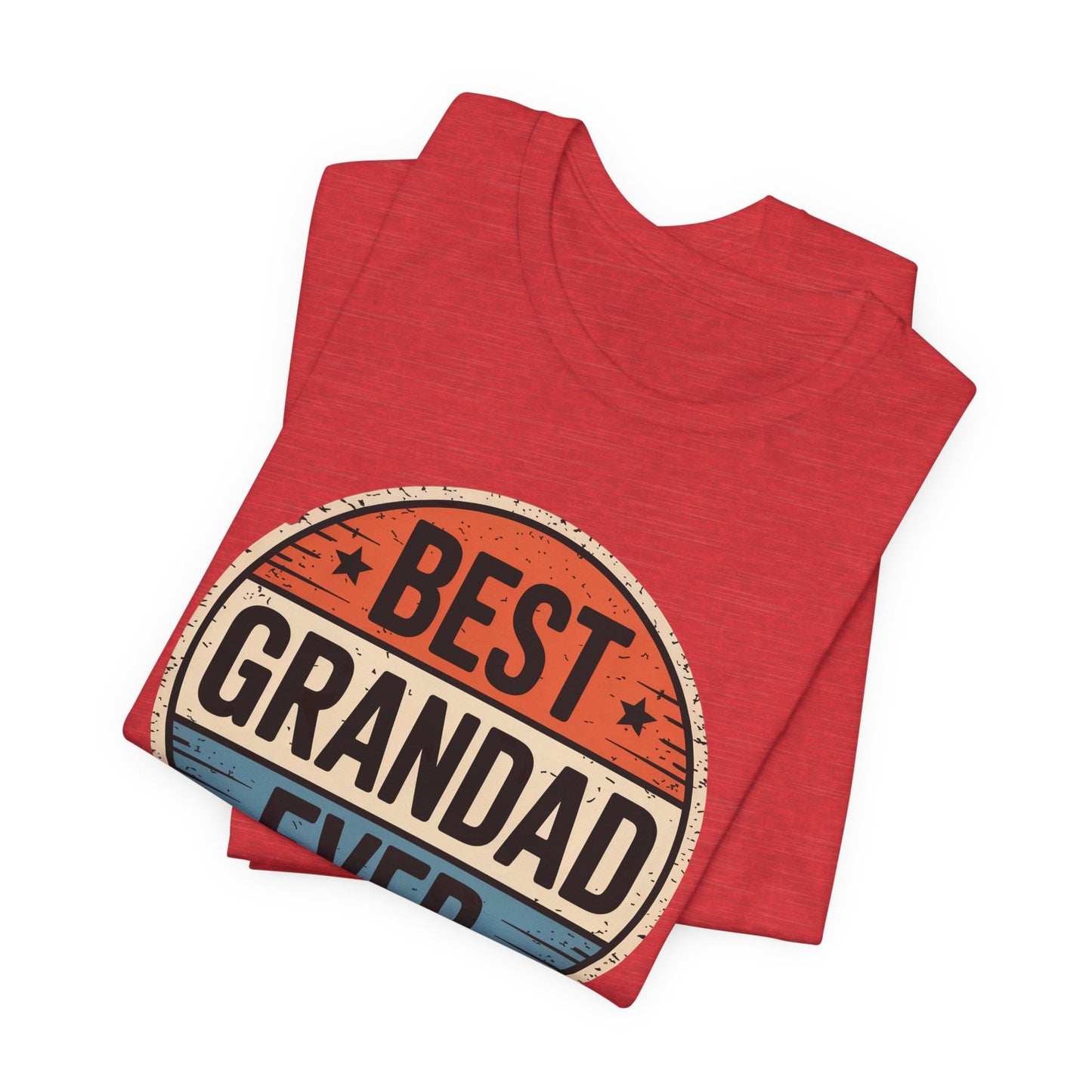 Best Grandad Ever Retro T-Shirt, Vintage Style Fathers Day Gift
