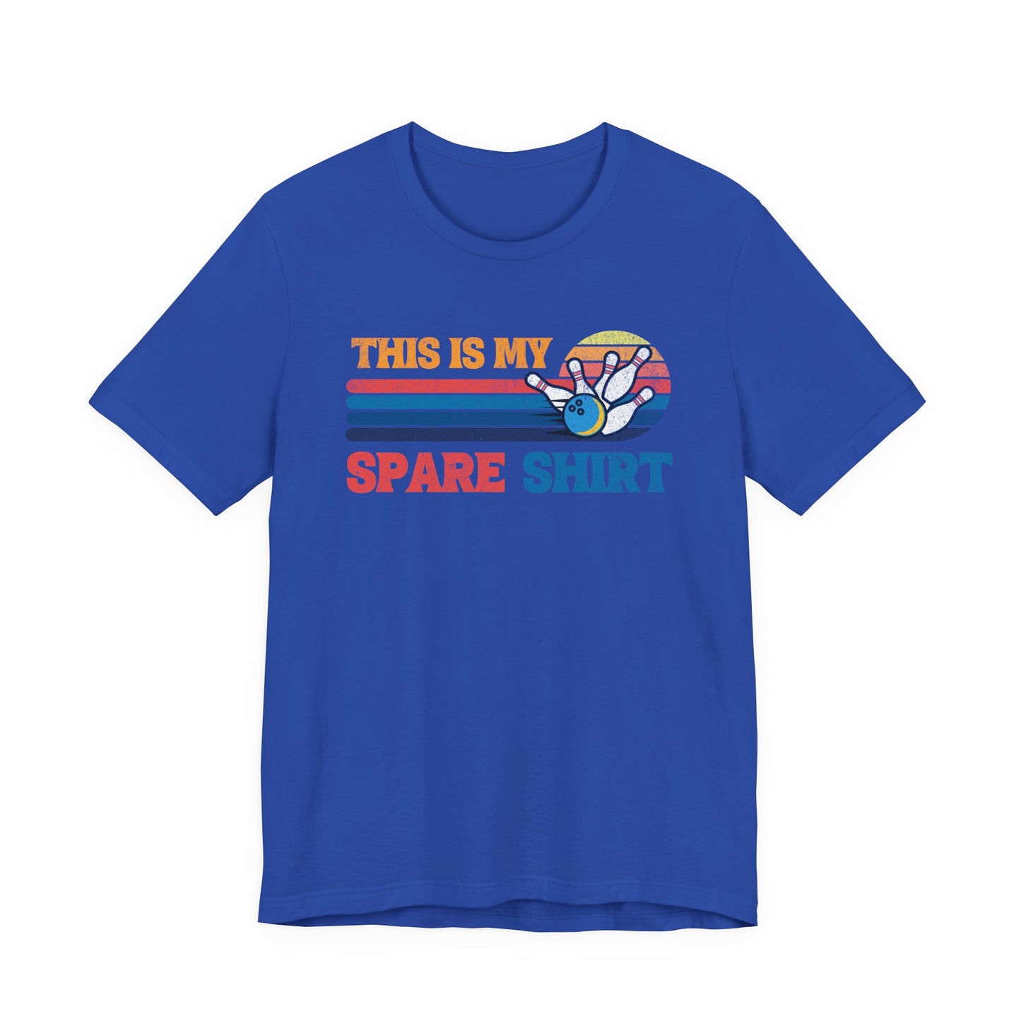 This Is My Spare Shirt Bowler Tee | Bowling Retro Logo