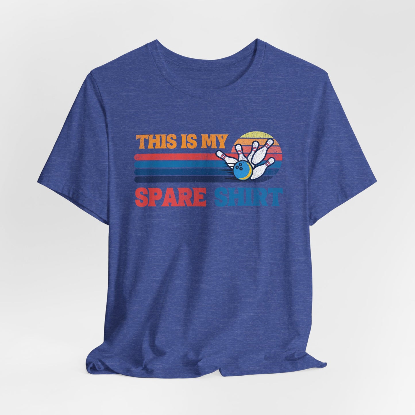 This Is My Spare Shirt Bowler Tee | Bowling Retro Logo