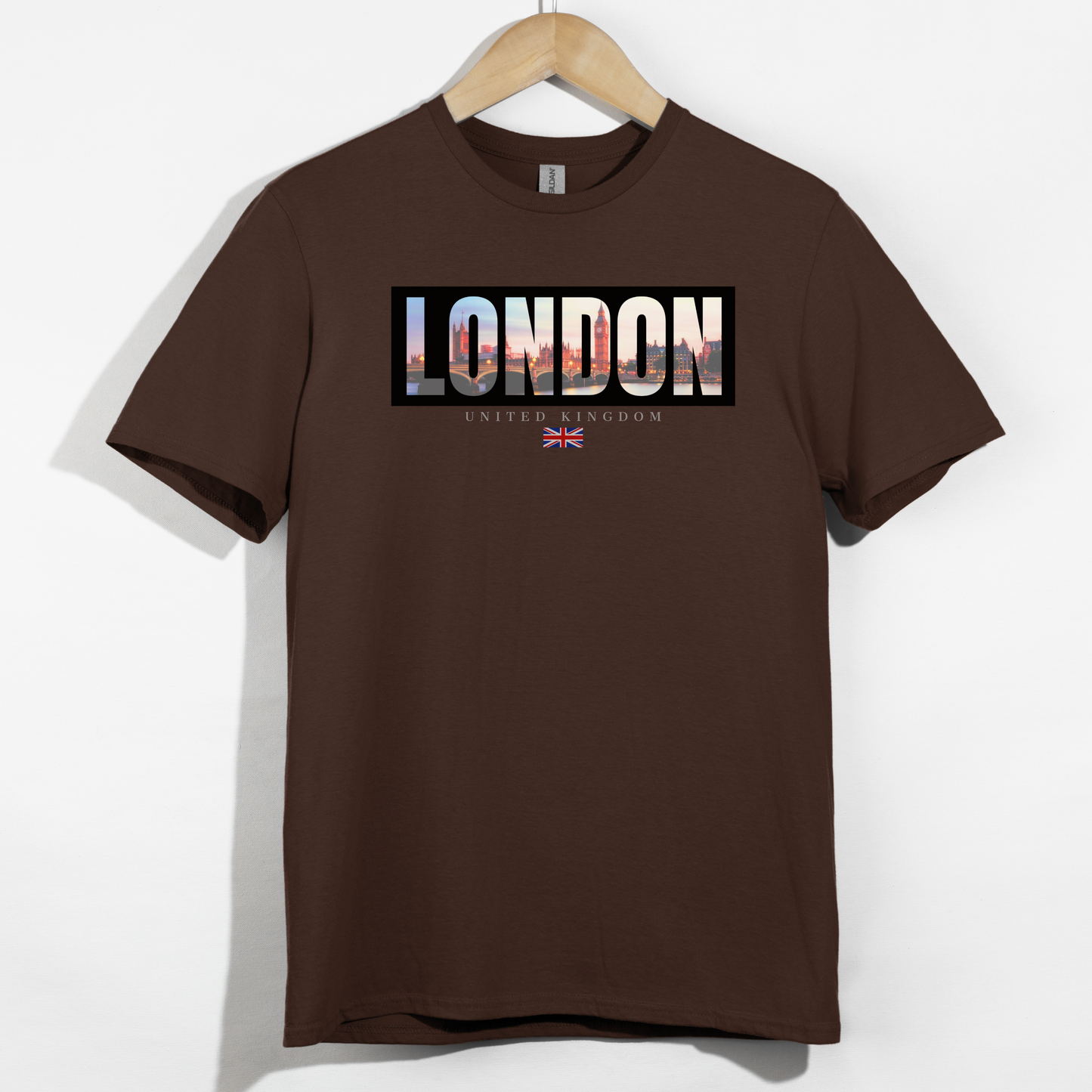 London Skyline Shirt: England Flag, London Travel Gift