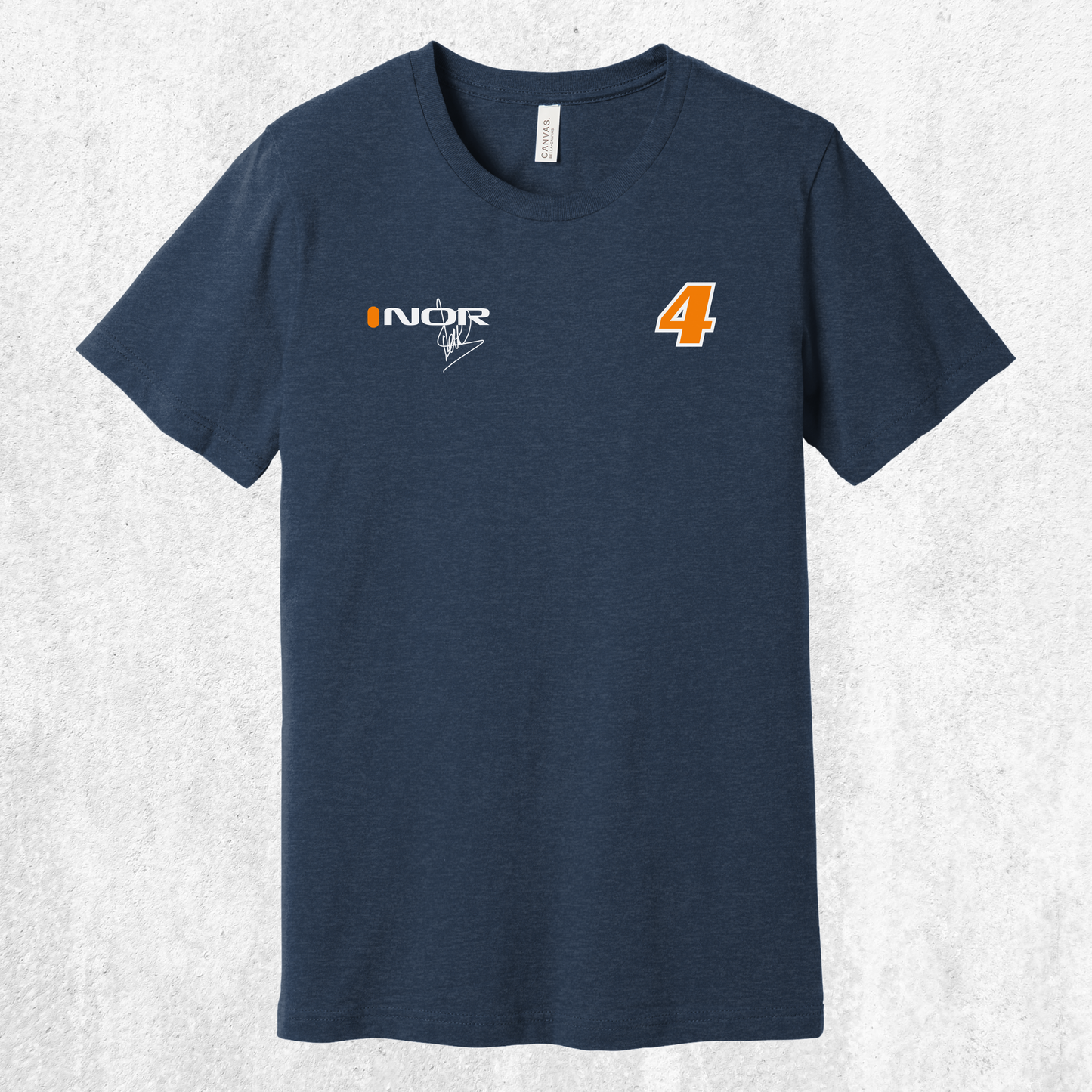 Lando Norris F1 Signature Tee — NOR #4 Race Fan T‑Shirt