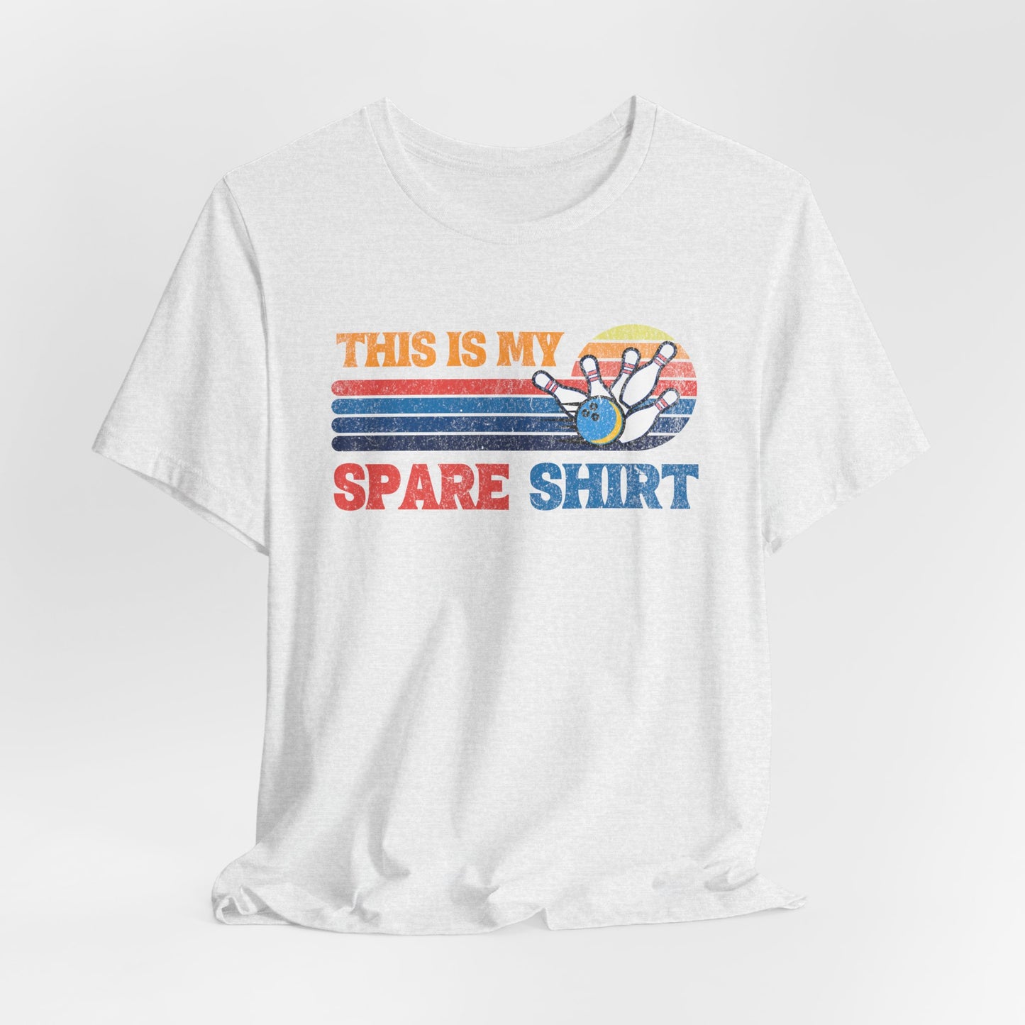 This Is My Spare Shirt Bowler Tee | Bowling Retro Logo