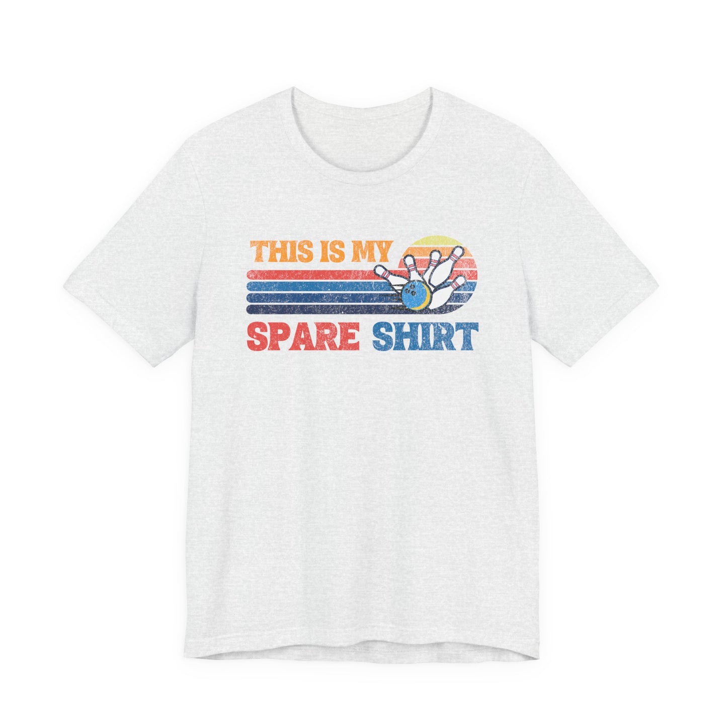 This Is My Spare Shirt Bowler Tee | Bowling Retro Logo