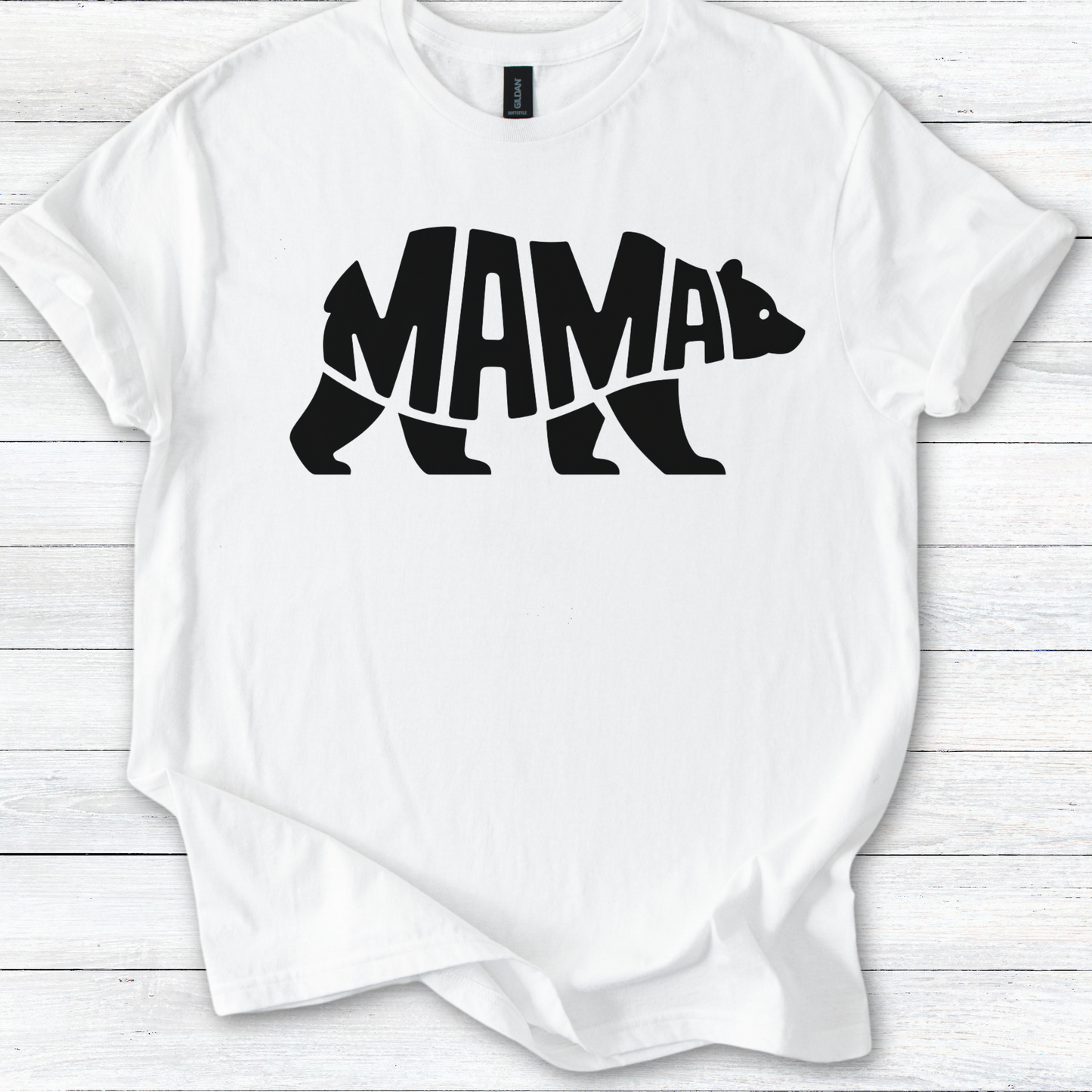 Mama Bear T-Shirt, Graphic Tee for Moms, Cute Unisex Shirt, Bold Mother's Day Gift, Softstyle Tee for Her