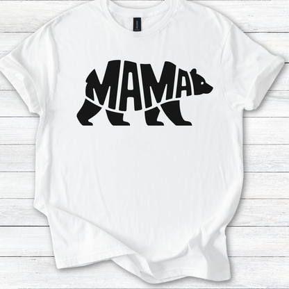 Mama Bear T-Shirt, Graphic Tee for Moms, Cute Unisex Shirt, Bold Mother's Day Gift, Softstyle Tee for Her
