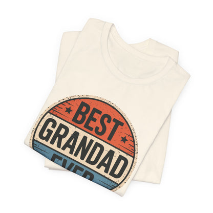 Best Grandad Ever Retro T-Shirt, Vintage Style Fathers Day Gift