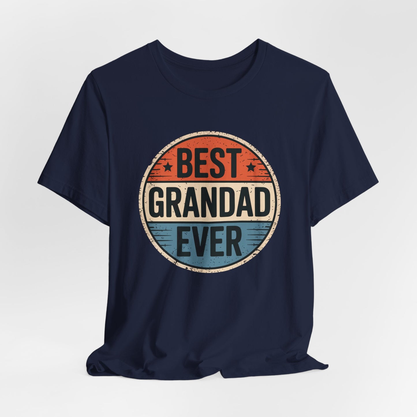 Best Grandad Ever Retro T-Shirt, Vintage Style Fathers Day Gift
