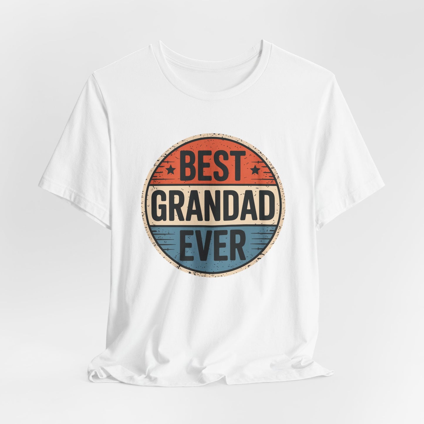 Best Grandad Ever Retro T-Shirt, Vintage Style Fathers Day Gift