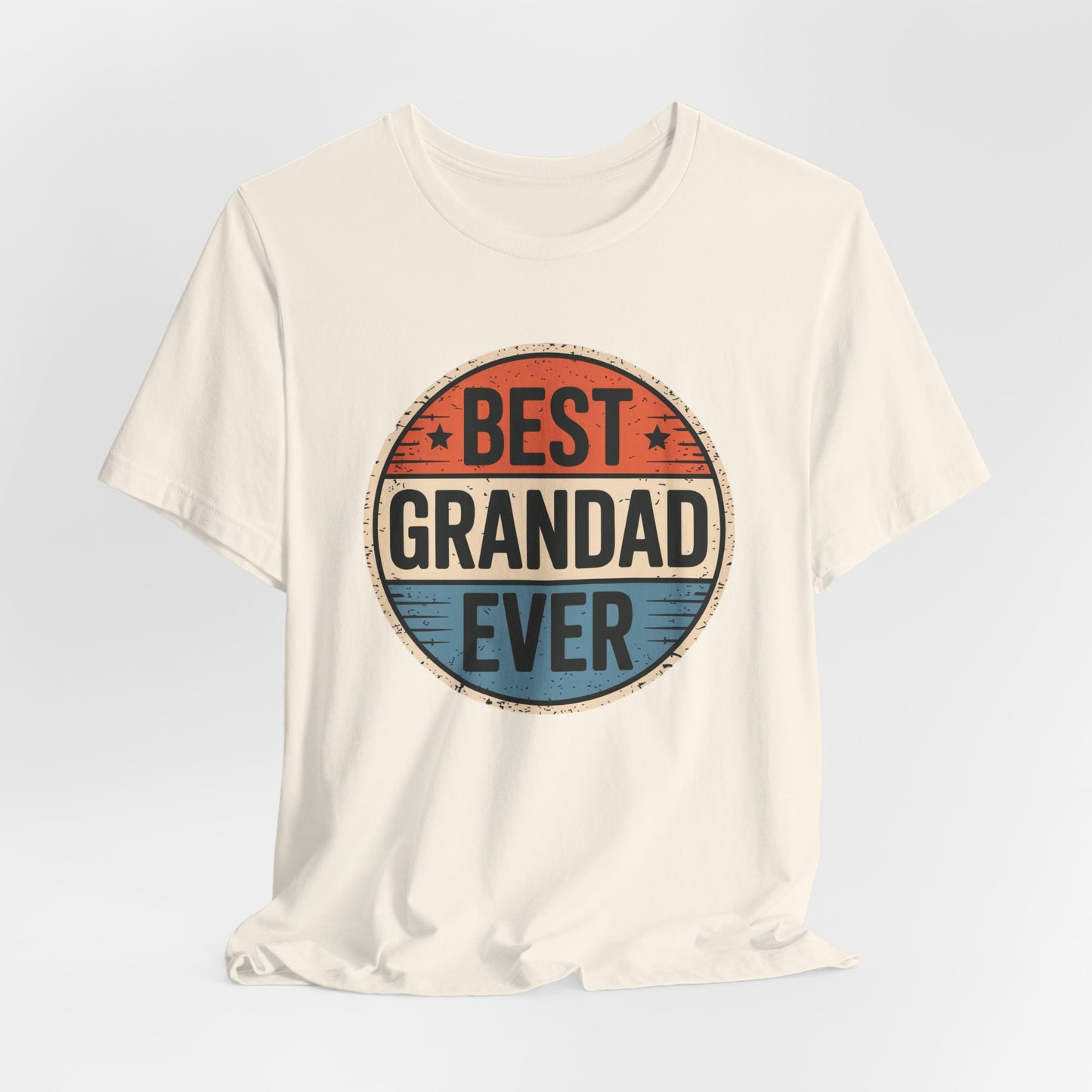 Best Grandad Ever Retro T-Shirt, Vintage Style Fathers Day Gift