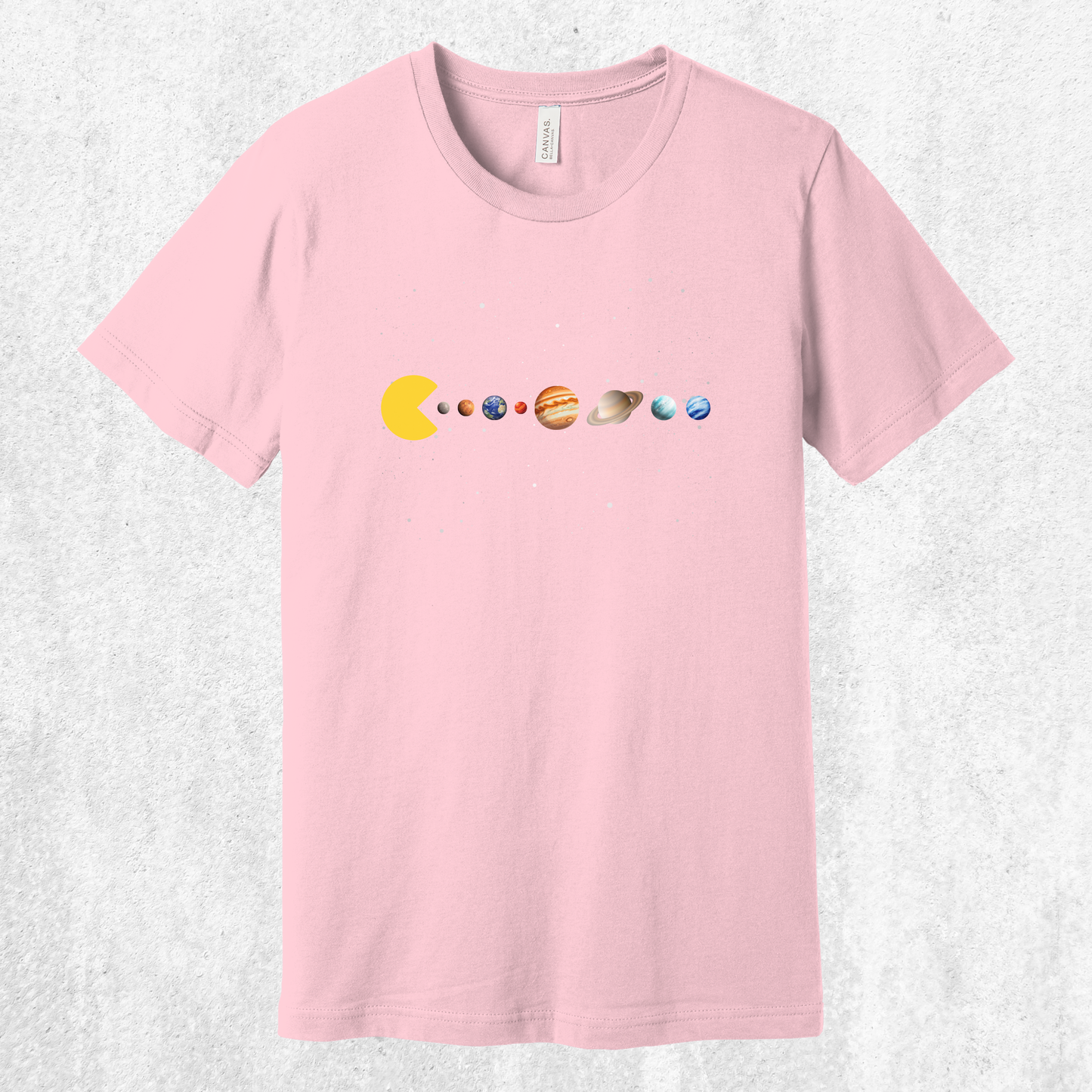 Eating The Solar System Tee | Space Video Game Planets