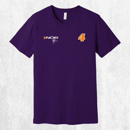 Lando Norris F1 Signature Tee — NOR #4 Race Fan T‑Shirt