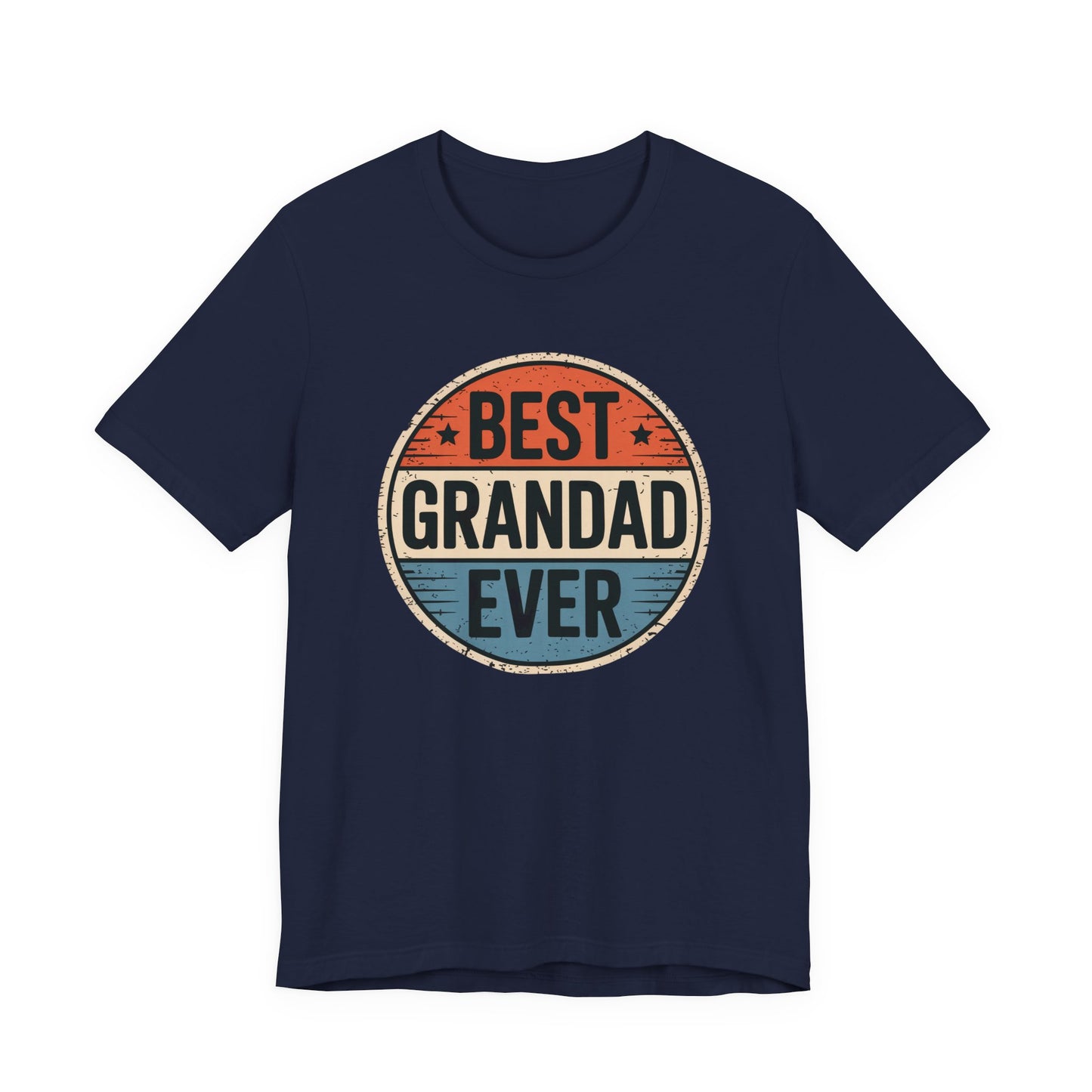 Best Grandad Ever Retro T-Shirt, Vintage Style Fathers Day Gift
