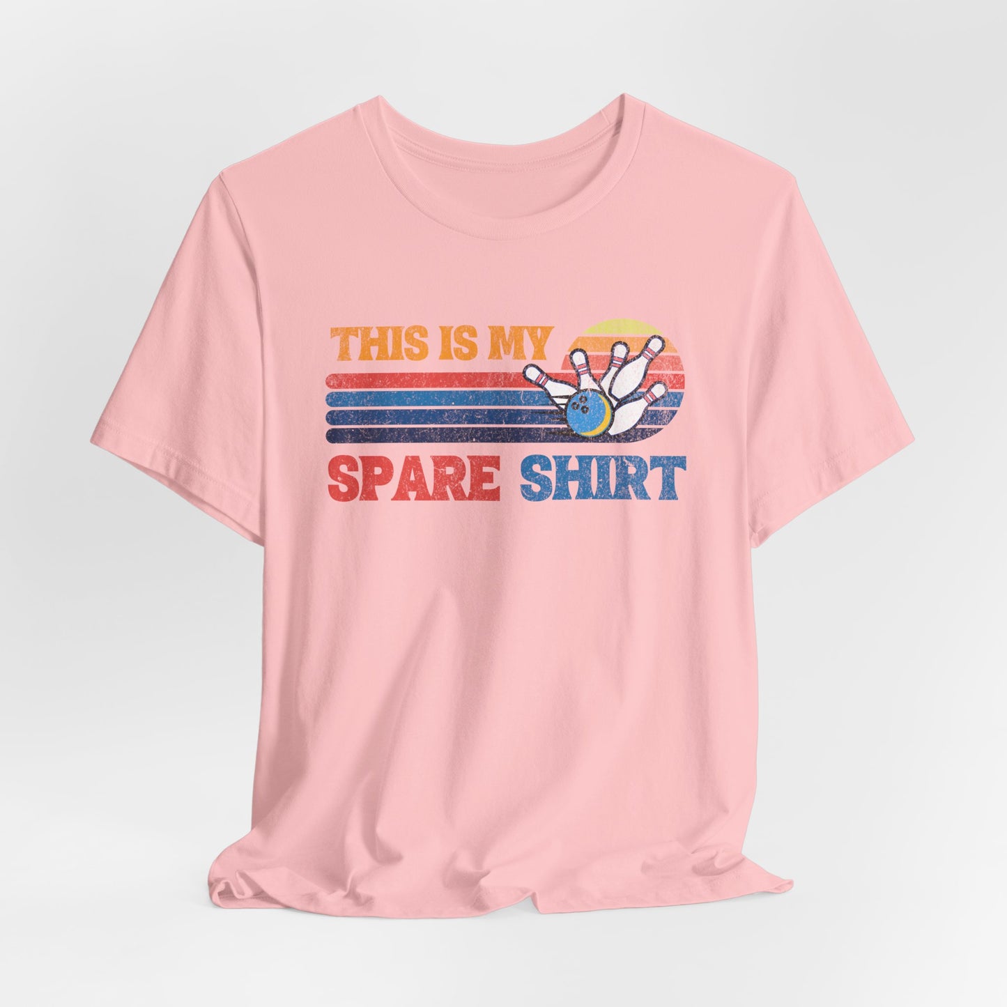 This Is My Spare Shirt Bowler Tee | Bowling Retro Logo