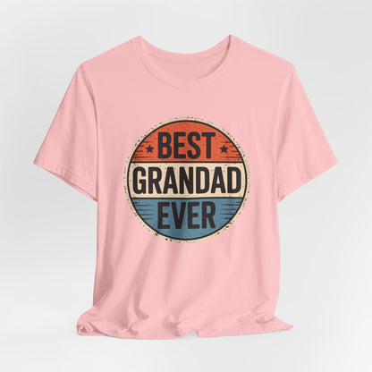 Best Grandad Ever Retro T-Shirt, Vintage Style Fathers Day Gift